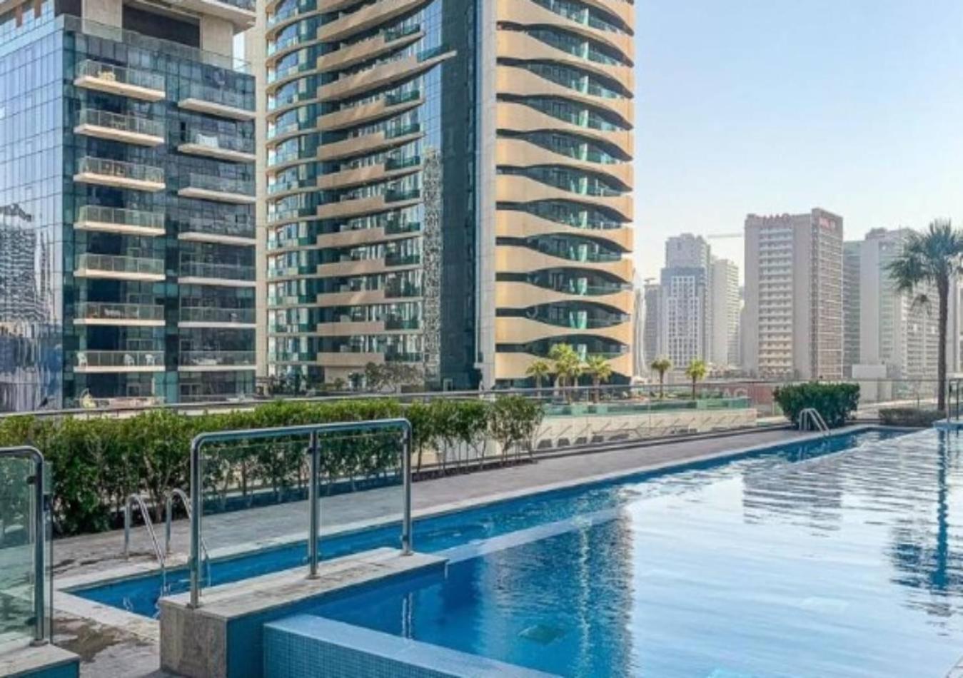 Modern 1Br Apartment, High Floor, Near Dubai Mall Exterior foto