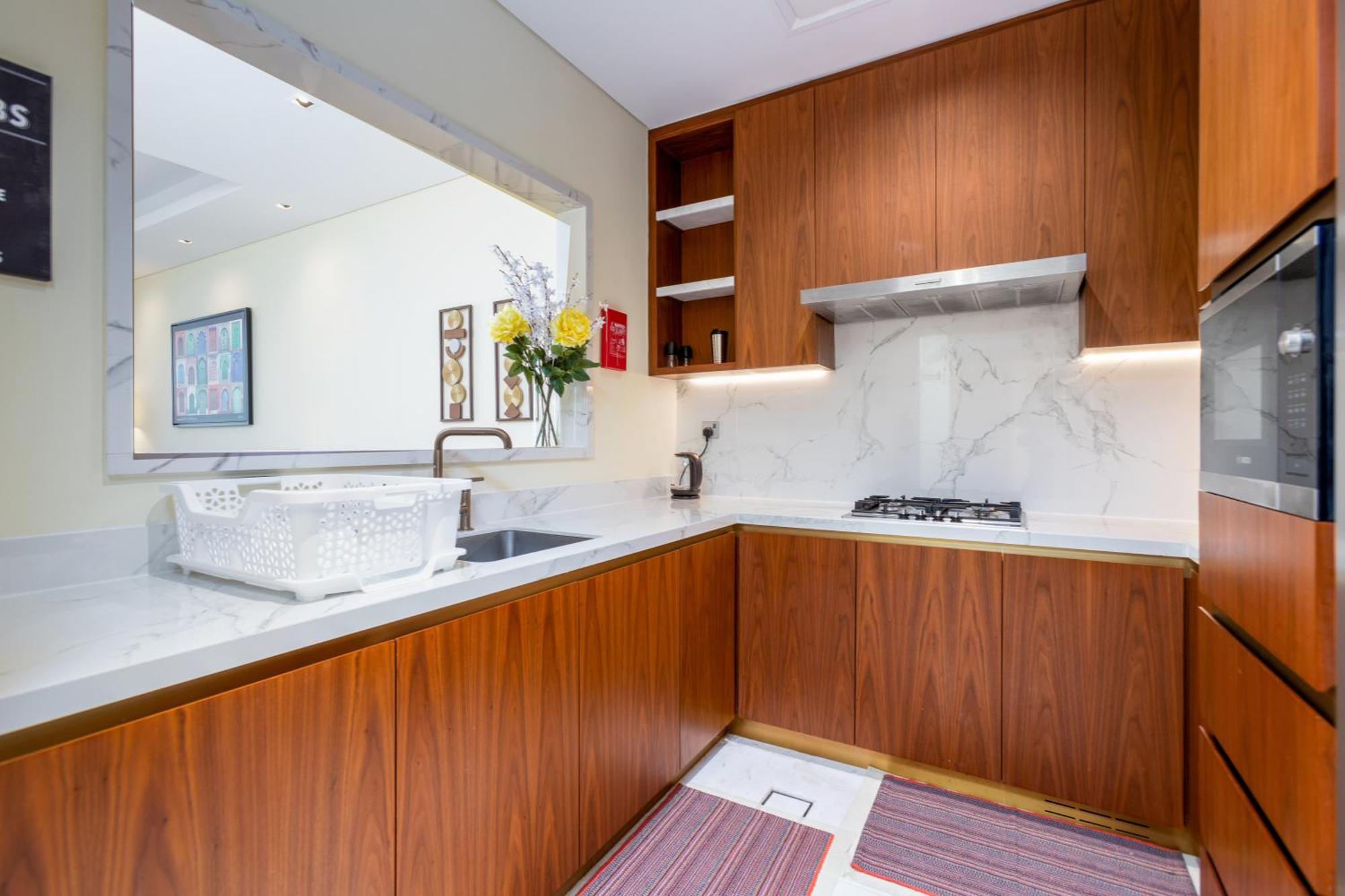 Modern 1Br Apartment, High Floor, Near Dubai Mall Exterior foto