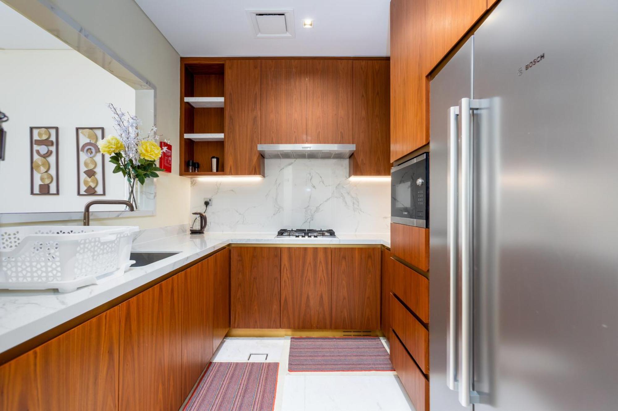 Modern 1Br Apartment, High Floor, Near Dubai Mall Exterior foto