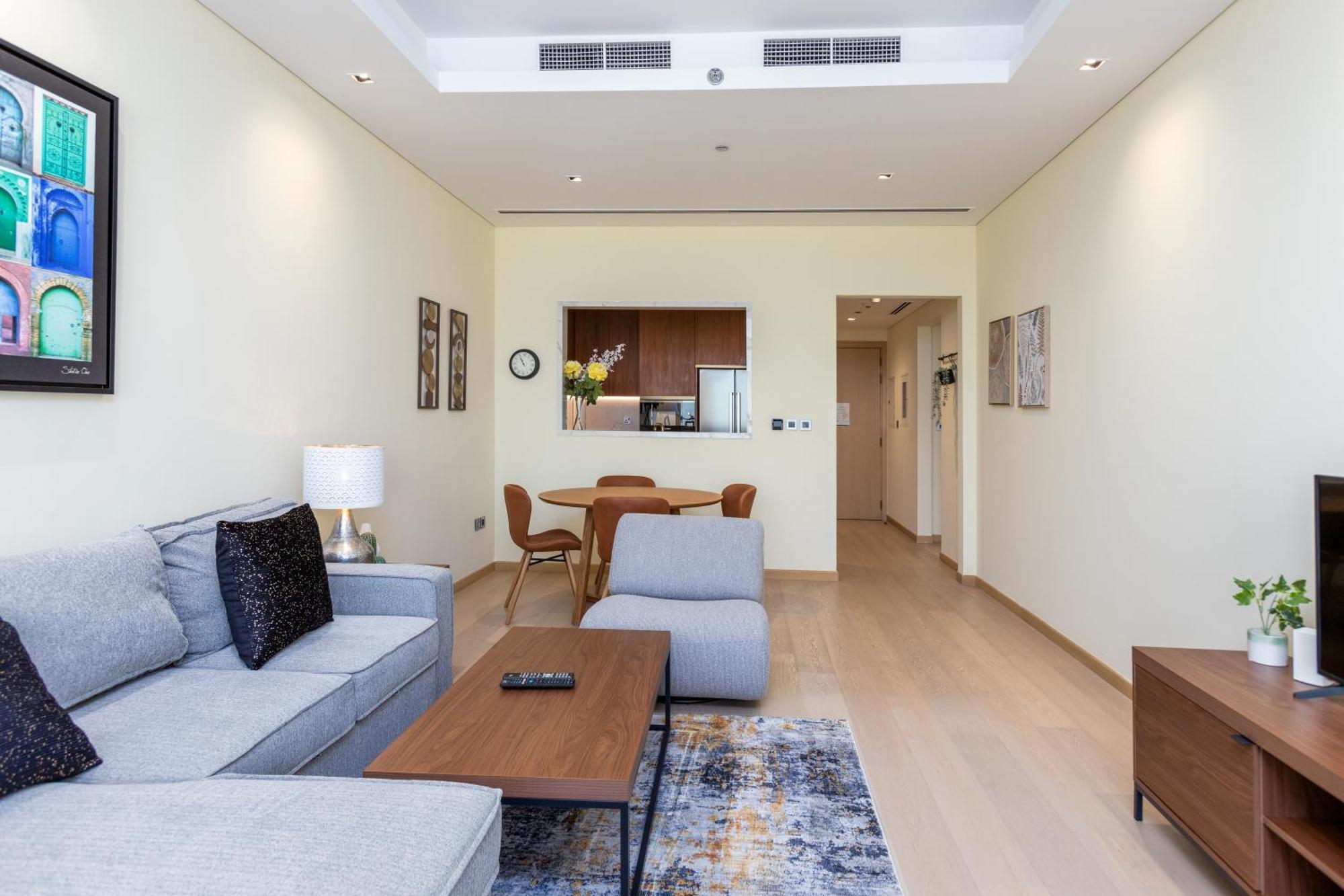 Modern 1Br Apartment, High Floor, Near Dubai Mall Exterior foto
