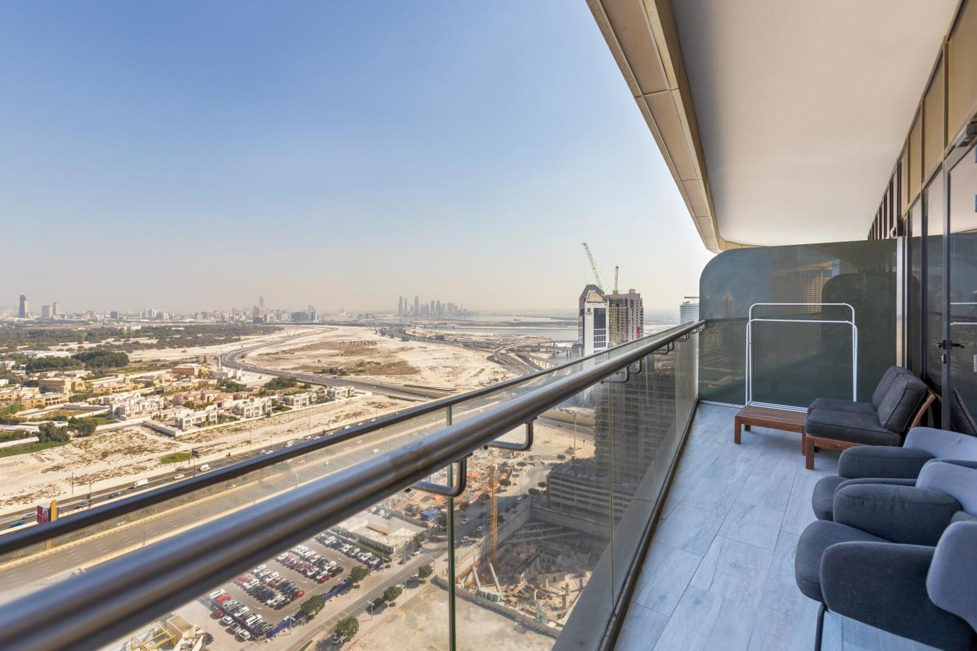 Modern 1Br Apartment, High Floor, Near Dubai Mall Exterior foto