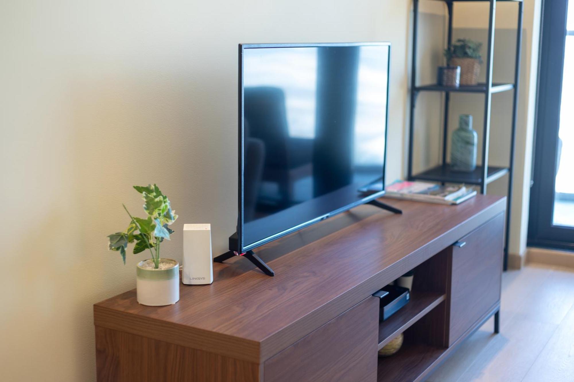 Modern 1Br Apartment, High Floor, Near Dubai Mall Exterior foto